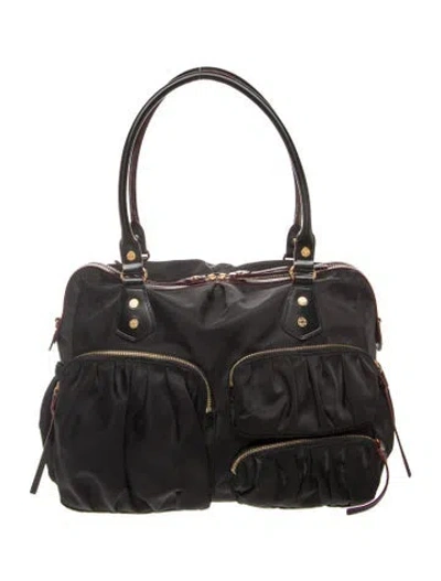 Pre-owned Mz Wallace Nylon Tote In Black