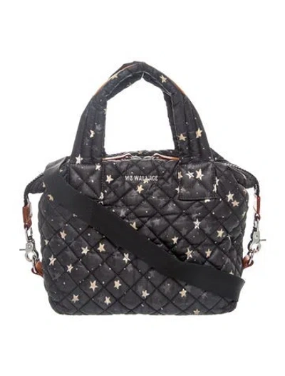 Pre-owned Mz Wallace Nylon Tote In Black