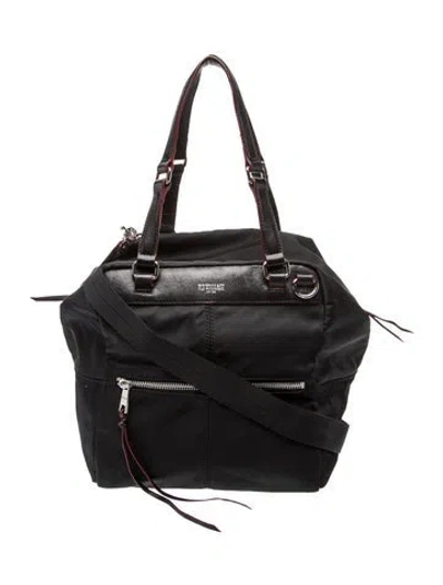Pre-owned Mz Wallace Nylon Tote In Black