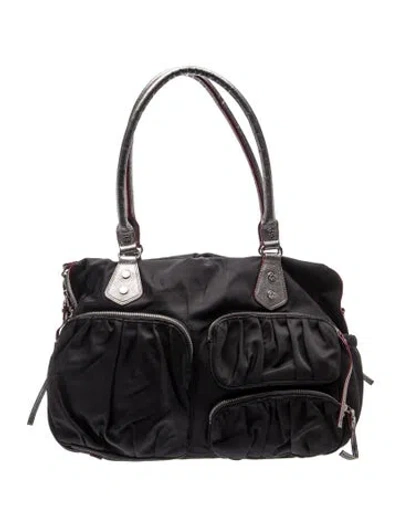 Pre-owned Mz Wallace Nylon Tote In Black
