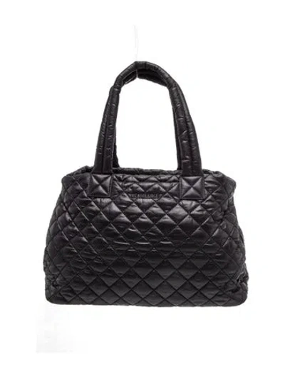 Pre-owned Mz Wallace Nylon Tote In Black