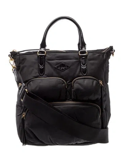Pre-owned Mz Wallace Nylon Tote In Black