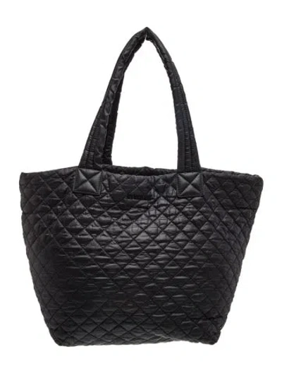 Pre-owned Mz Wallace Nylon Tote In Black