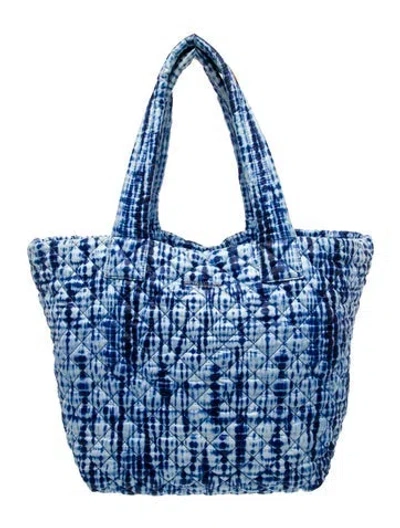 Pre-owned Mz Wallace Nylon Tote In Blue