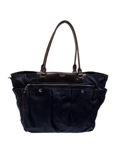 Pre-owned Mz Wallace Nylon Tote In Blue