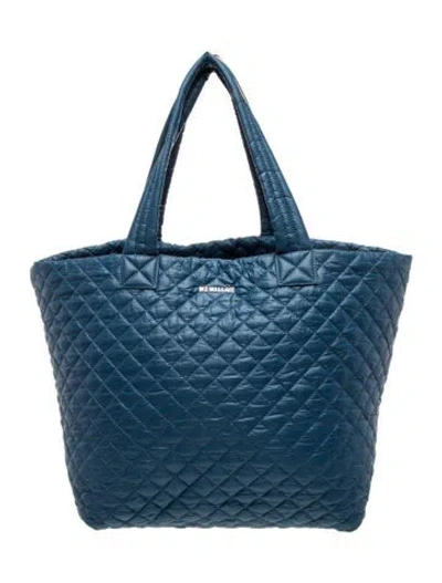 Pre-owned Mz Wallace Nylon Tote In Blue