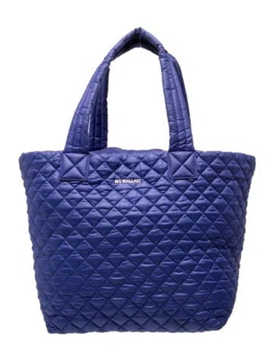 Pre-owned Mz Wallace Nylon Tote In Blue