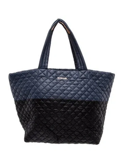 Pre-owned Mz Wallace Nylon Tote In Blue