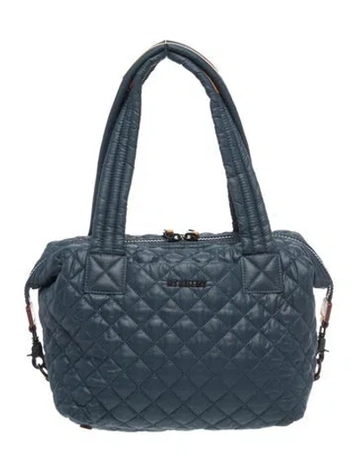 Pre-owned Mz Wallace Nylon Tote In Blue