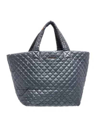 Pre-owned Mz Wallace Nylon Tote In Blue