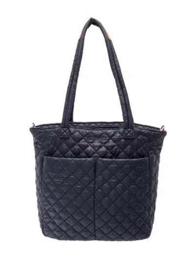 Pre-owned Mz Wallace Nylon Tote In Blue