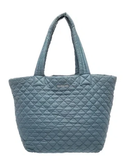 Pre-owned Mz Wallace Nylon Tote In Blue