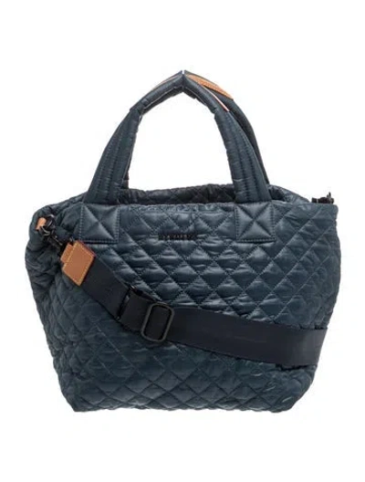 Pre-owned Mz Wallace Nylon Tote In Blue