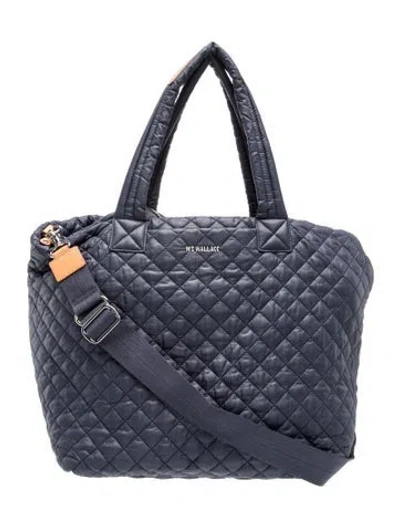 Pre-owned Mz Wallace Nylon Tote In Blue