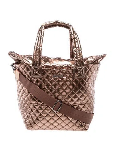 Pre-owned Mz Wallace Nylon Tote In Brown