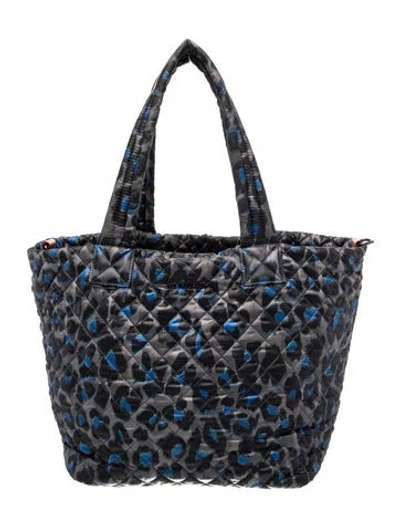 Pre-owned Mz Wallace Nylon Tote In Gray
