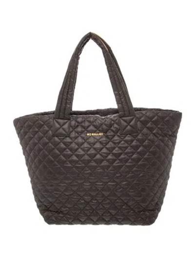 Pre-owned Mz Wallace Nylon Tote In Gray