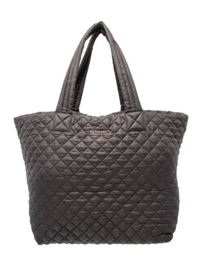 Pre-owned Mz Wallace Nylon Tote In Gray
