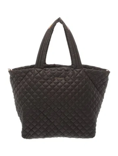 Pre-owned Mz Wallace Nylon Tote In Gray