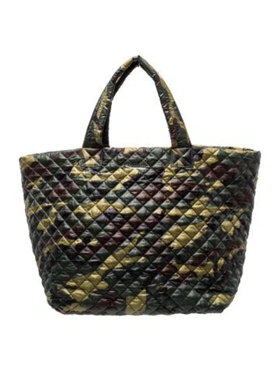 Pre-owned Mz Wallace Nylon Tote In Green