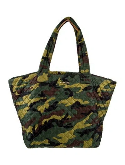 Pre-owned Mz Wallace Nylon Tote In Green