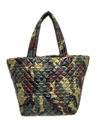 Pre-owned Mz Wallace Nylon Tote In Green