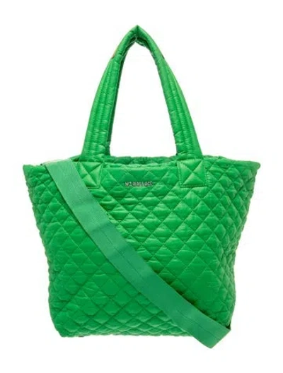 Pre-owned Mz Wallace Nylon Tote In Green