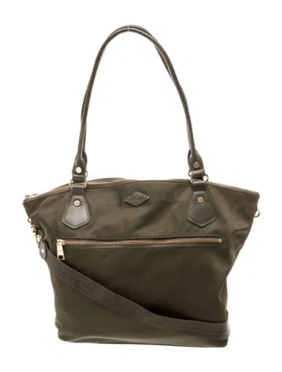 Pre-owned Mz Wallace Nylon Tote In Green