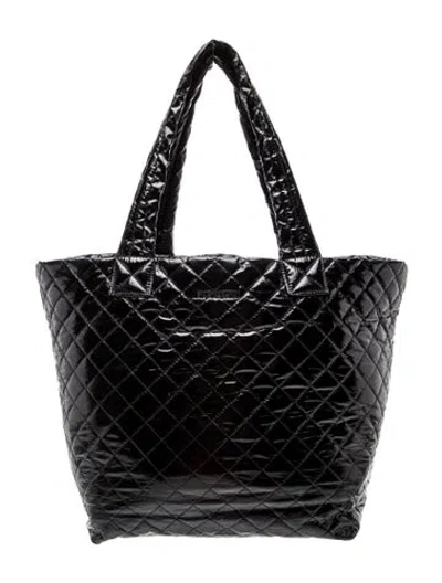 Pre-owned Mz Wallace Nylon Tote In Grey