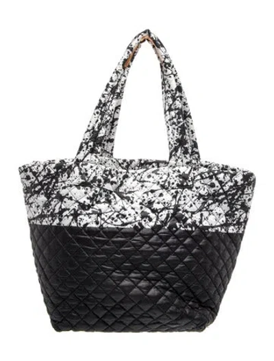 Pre-owned Mz Wallace Nylon Tote In Grey