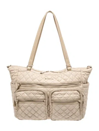 Pre-owned Mz Wallace Nylon Tote In Neutral