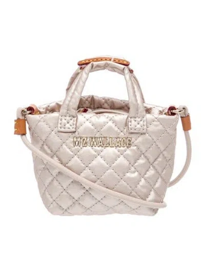 Pre-owned Mz Wallace Nylon Tote In Neutral
