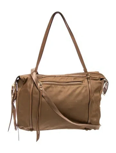 Pre-owned Mz Wallace Nylon Tote In Neutrals
