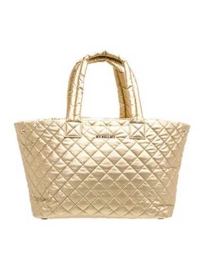 Pre-owned Mz Wallace Nylon Tote In Neutrals