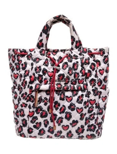 Pre-owned Mz Wallace Nylon Tote In Pink