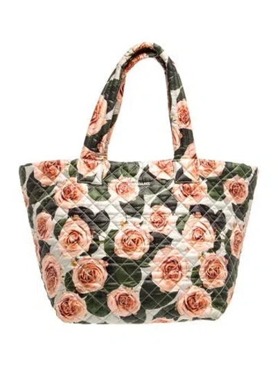 Pre-owned Mz Wallace Nylon Tote In Pink