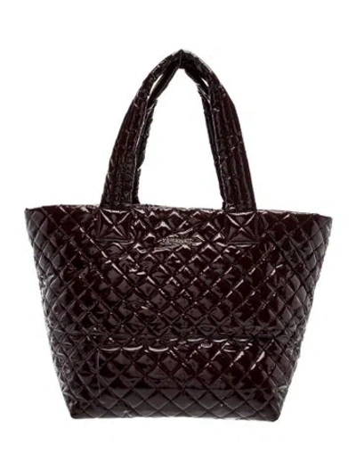 Pre-owned Mz Wallace Nylon Tote In Red