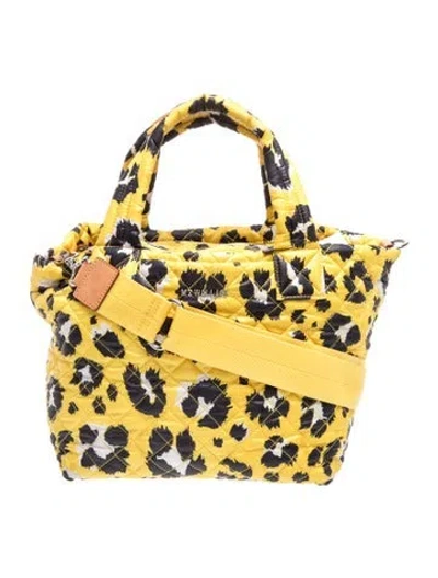 Pre-owned Mz Wallace Nylon Tote In Yellow