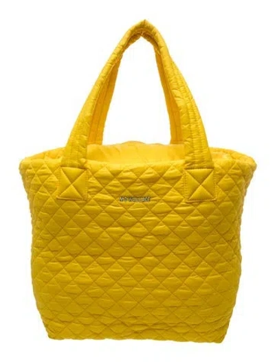 Pre-owned Mz Wallace Nylon Tote In Yellow