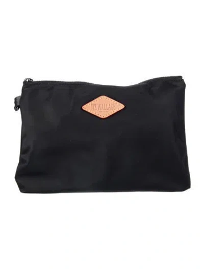 Pre-owned Mz Wallace Nylon Travel Pouch In Black