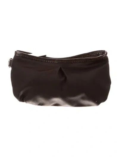 Pre-owned Mz Wallace Nylon Wallet In Brown