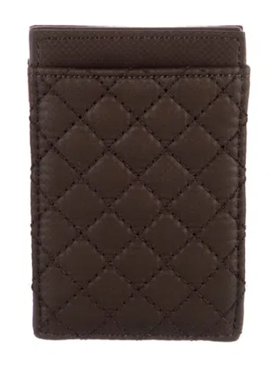 Pre-owned Mz Wallace Nylon Wallet In Brown