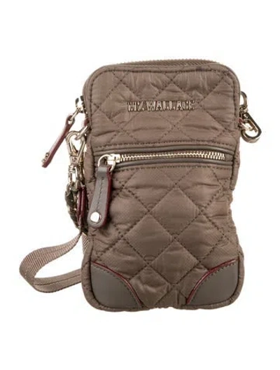 Pre-owned Mz Wallace Nylon Wallet In Brown