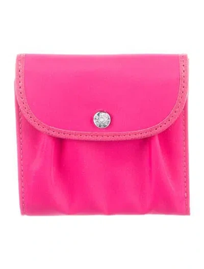 Pre-owned Mz Wallace Nylon Wallet In Pink