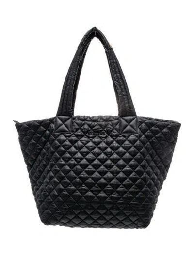 Pre-owned Mz Wallace Nylon Weekender Bag In Black