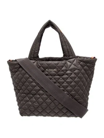 Pre-owned Mz Wallace Nylon Weekender Bag In Black