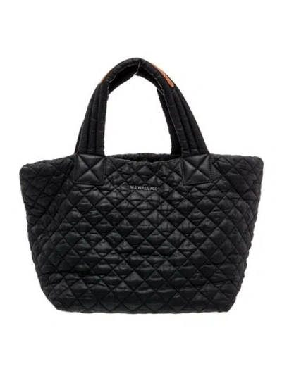 Pre-owned Mz Wallace Nylon Weekender Bag In Black