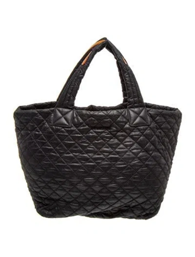 Pre-owned Mz Wallace Nylon Weekender Bag In Black