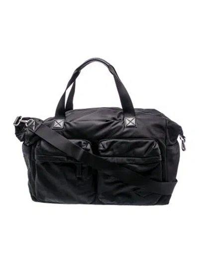 Pre-owned Mz Wallace Nylon Weekender Bag In Black