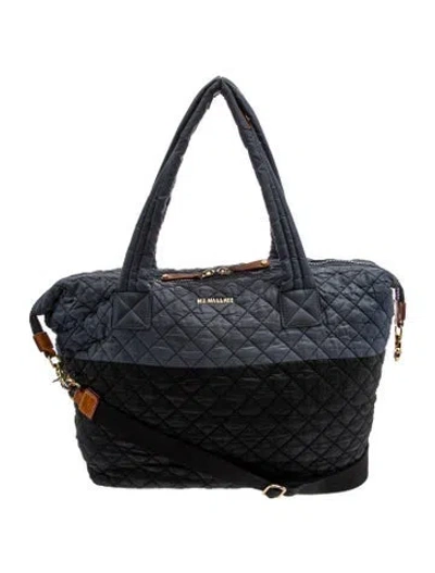 Pre-owned Mz Wallace Nylon Weekender Bag In Black